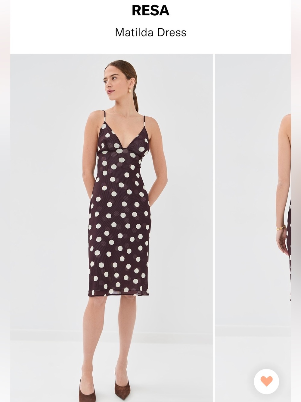 NWT • Resa Matilda dress in polo dot